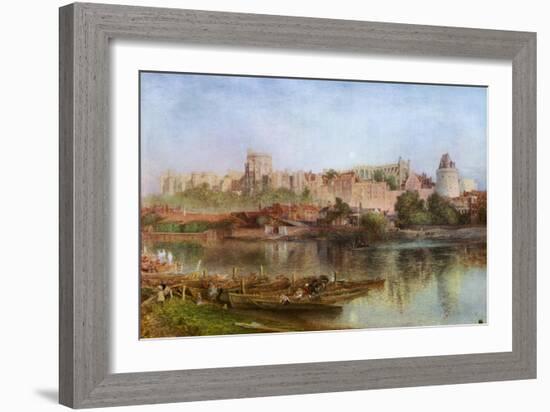 Windsor Castle, 1889-Alfred William Hunt-Framed Giclee Print