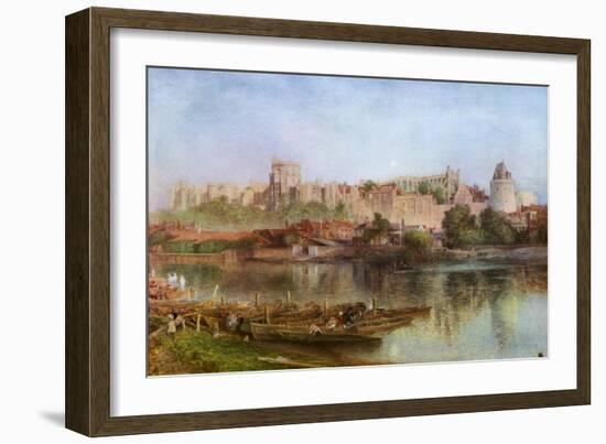 Windsor Castle, 1889-Alfred William Hunt-Framed Giclee Print