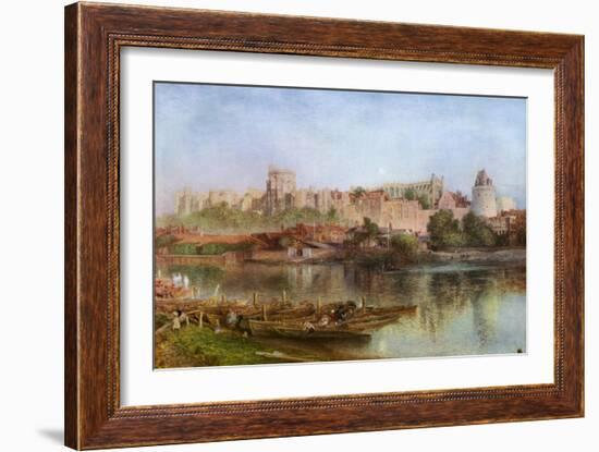 Windsor Castle, 1889-Alfred William Hunt-Framed Giclee Print