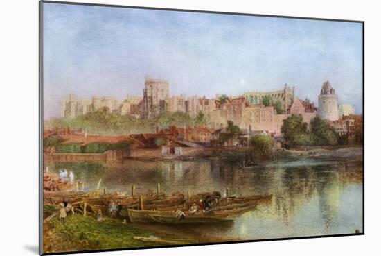 Windsor Castle, 1889-Alfred William Hunt-Mounted Giclee Print