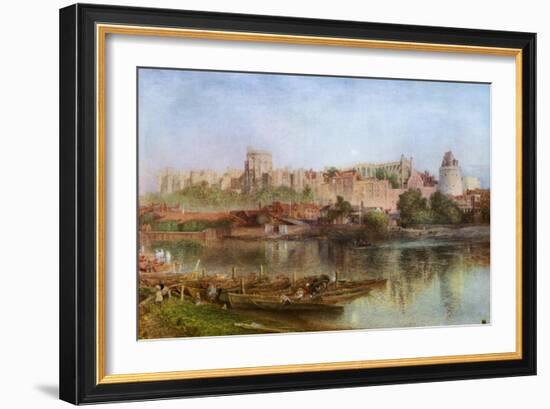 Windsor Castle, 1889-Alfred William Hunt-Framed Giclee Print