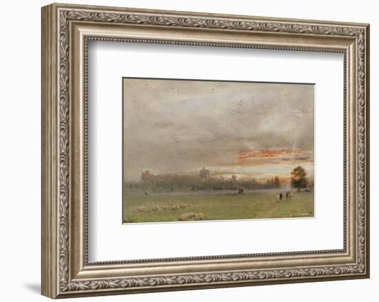 Windsor Castle, 1913-Albert Goodwin-Framed Premium Giclee Print