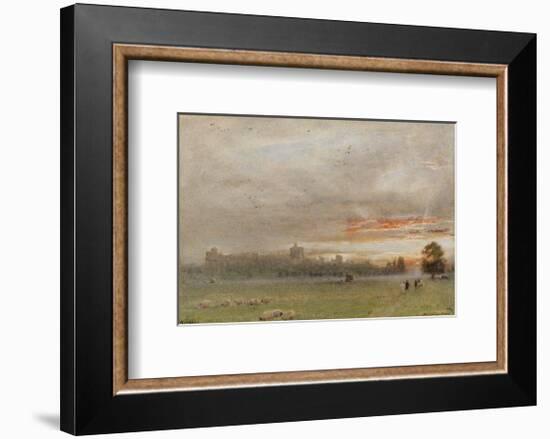 Windsor Castle, 1913-Albert Goodwin-Framed Premium Giclee Print