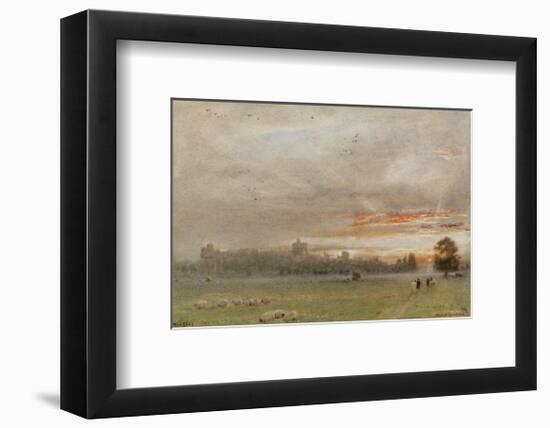 Windsor Castle, 1913-Albert Goodwin-Framed Premium Giclee Print