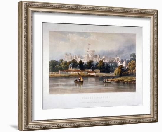 Windsor Castle, Berkshire, 1851-Thomas Picken-Framed Giclee Print
