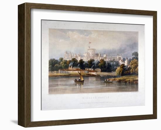 Windsor Castle, Berkshire, 1851-Thomas Picken-Framed Giclee Print