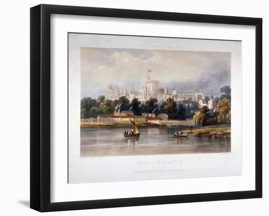 Windsor Castle, Berkshire, 1851-Thomas Picken-Framed Giclee Print