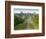 Windsor Castle, Berkshire, is seen with deer in the foreground on Long Walk-Charles Bowman-Framed Photographic Print