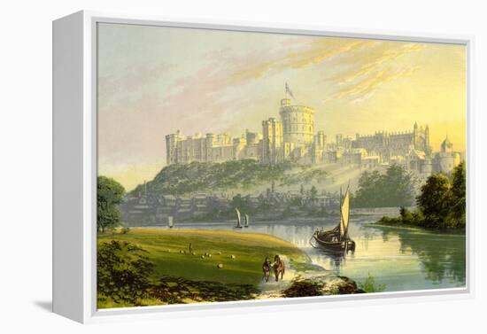 Windsor Castle, Berkshire, the Royal Residence, C1880-AF Lydon-Framed Premier Image Canvas