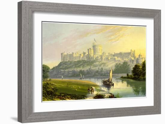 Windsor Castle, Berkshire, the Royal Residence, C1880-AF Lydon-Framed Giclee Print