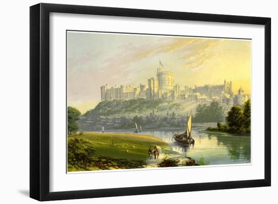 Windsor Castle, Berkshire, the Royal Residence, C1880-AF Lydon-Framed Giclee Print