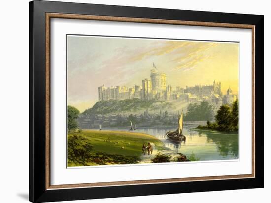 Windsor Castle, Berkshire, the Royal Residence, C1880-AF Lydon-Framed Giclee Print