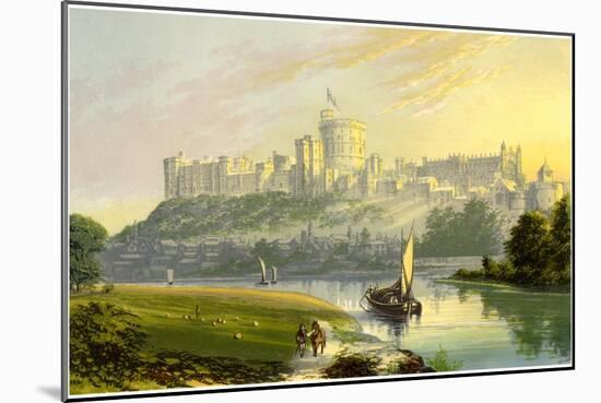Windsor Castle, Berkshire, the Royal Residence, C1880-AF Lydon-Mounted Giclee Print