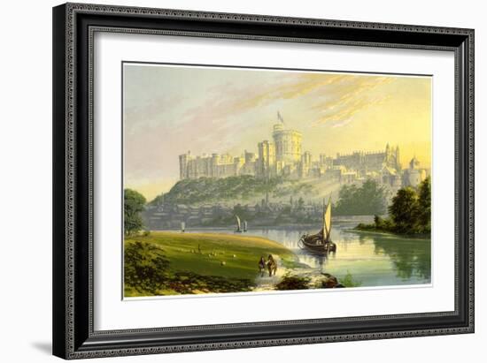 Windsor Castle, Berkshire, the Royal Residence, C1880-AF Lydon-Framed Giclee Print