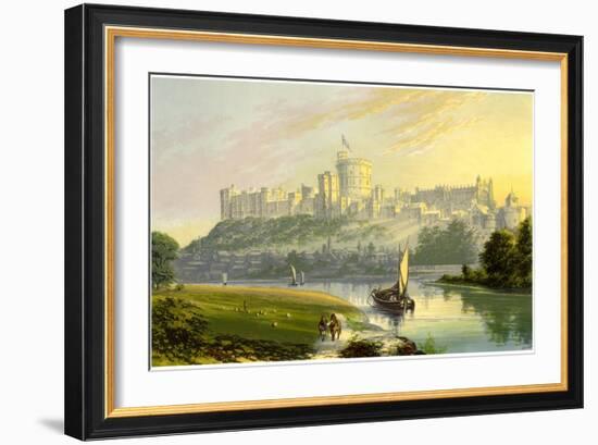 Windsor Castle, Berkshire, the Royal Residence, C1880-AF Lydon-Framed Giclee Print