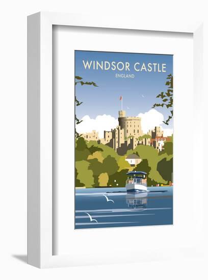 Windsor Castle - England - Dave Thompson Contemporary Travel Print-Dave Thompson-Framed Giclee Print