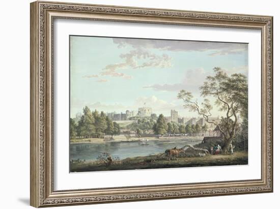 Windsor Castle, from across the Thames-Paul Sandby-Framed Giclee Print