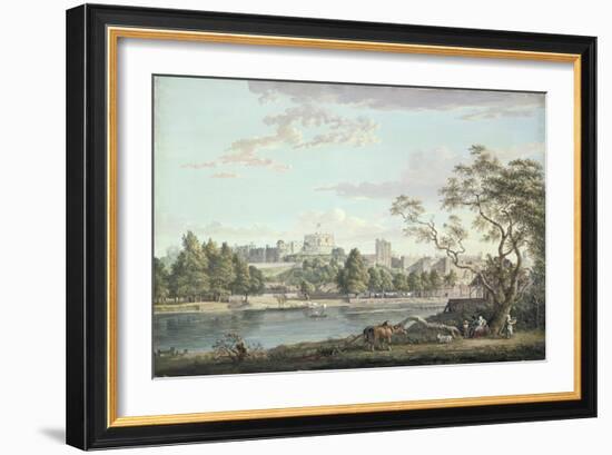 Windsor Castle, from across the Thames-Paul Sandby-Framed Giclee Print