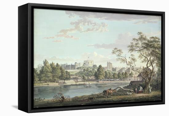 Windsor Castle, from across the Thames-Paul Sandby-Framed Premier Image Canvas