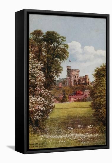 Windsor Castle from the Brocks-Alfred Robert Quinton-Framed Premier Image Canvas