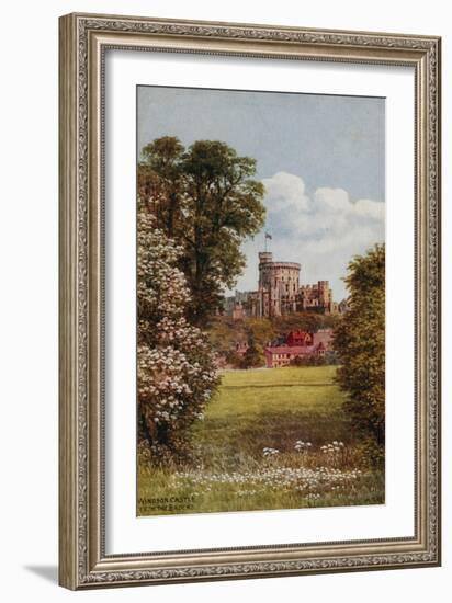 Windsor Castle from the Brocks-Alfred Robert Quinton-Framed Giclee Print