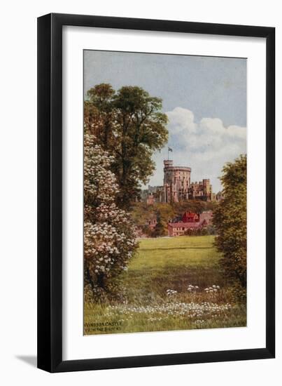 Windsor Castle from the Brocks-Alfred Robert Quinton-Framed Giclee Print