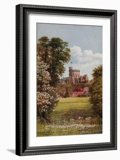 Windsor Castle from the Brocks-Alfred Robert Quinton-Framed Giclee Print