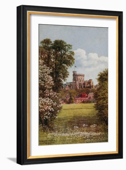 Windsor Castle from the Brocks-Alfred Robert Quinton-Framed Giclee Print