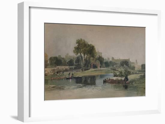 Windsor Castle from the Eton Play Ground, c1838-James Baker Pyne-Framed Giclee Print