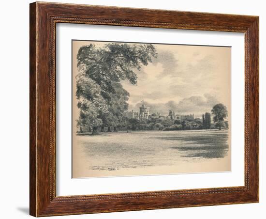 Windsor Castle from the Home Park, 1902-Thomas Robert Way-Framed Giclee Print