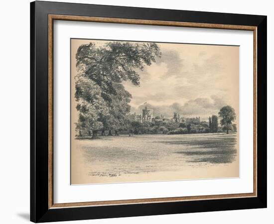 Windsor Castle from the Home Park, 1902-Thomas Robert Way-Framed Giclee Print