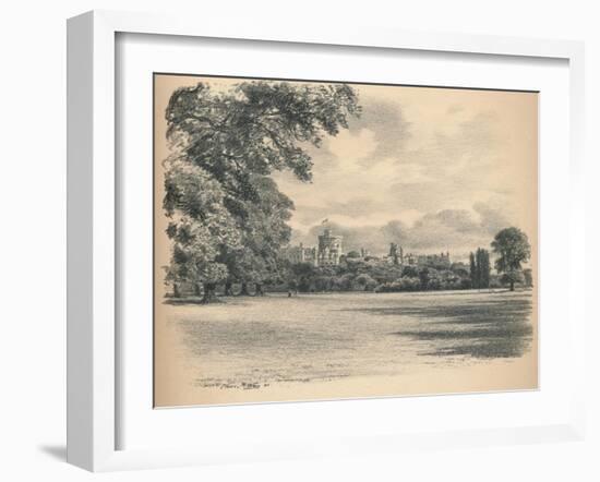 Windsor Castle from the Home Park, 1902-Thomas Robert Way-Framed Giclee Print