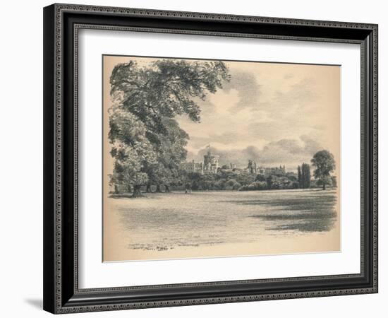 Windsor Castle from the Home Park, 1902-Thomas Robert Way-Framed Giclee Print