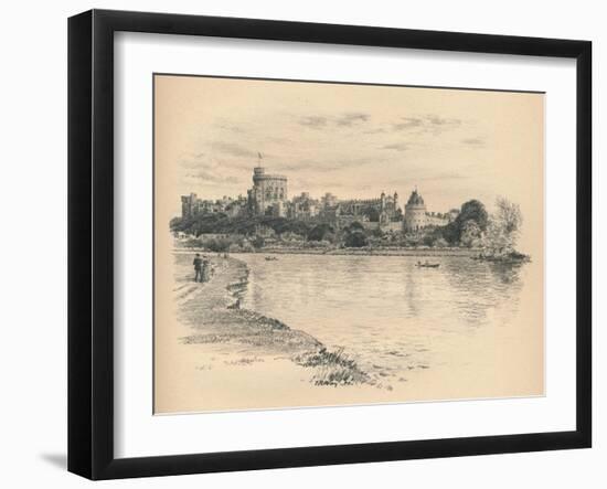 Windsor Castle from the River, 1902-Thomas Robert Way-Framed Giclee Print