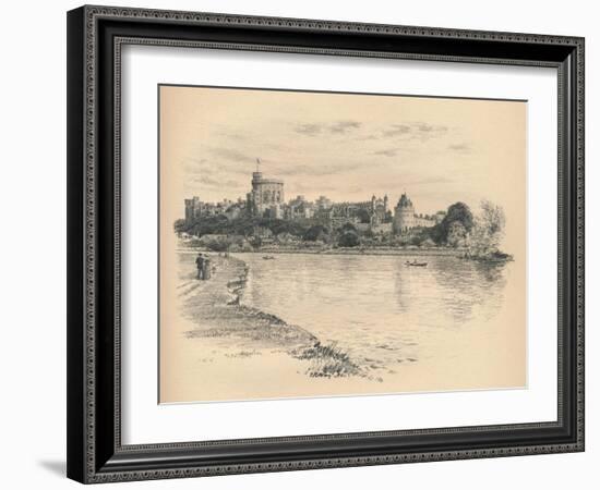 Windsor Castle from the River, 1902-Thomas Robert Way-Framed Giclee Print