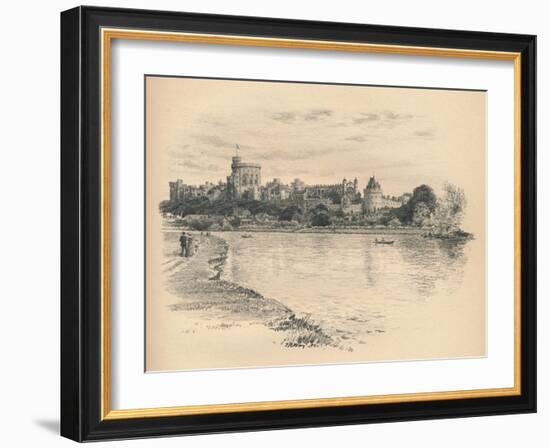 Windsor Castle from the River, 1902-Thomas Robert Way-Framed Giclee Print