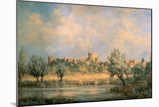 Windsor Castle: from the River Thames-Richard Willis-Mounted Giclee Print