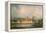 Windsor Castle: from the River Thames-Richard Willis-Framed Premier Image Canvas