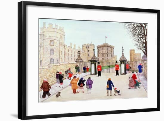 Windsor Castle Hill-Gillian Lawson-Framed Giclee Print