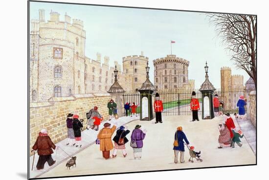 Windsor Castle Hill-Gillian Lawson-Mounted Giclee Print