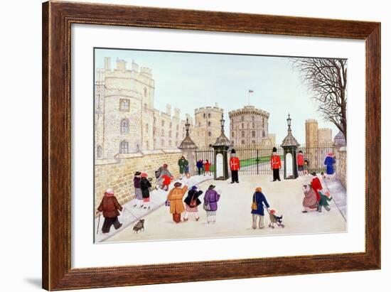 Windsor Castle Hill-Gillian Lawson-Framed Giclee Print