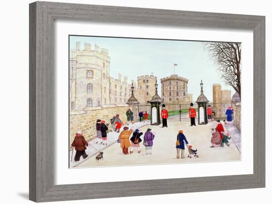 Windsor Castle Hill-Gillian Lawson-Framed Giclee Print