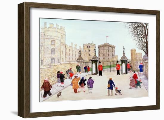 Windsor Castle Hill-Gillian Lawson-Framed Giclee Print