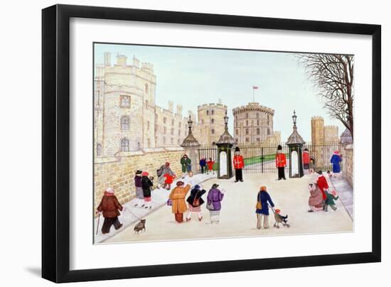 Windsor Castle Hill-Gillian Lawson-Framed Giclee Print