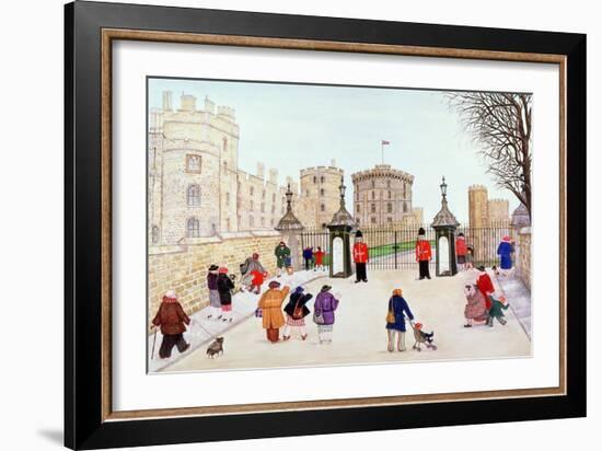 Windsor Castle Hill-Gillian Lawson-Framed Giclee Print