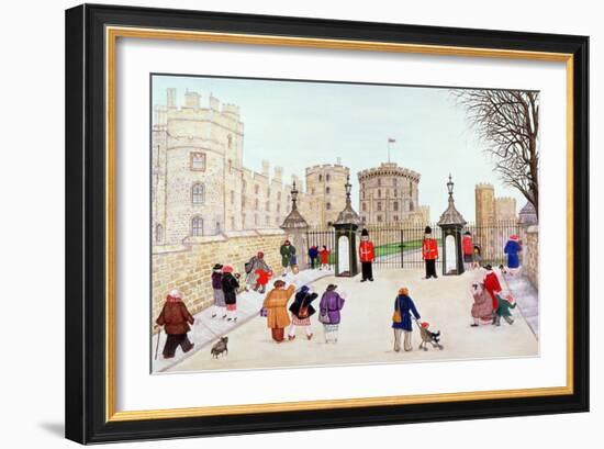 Windsor Castle Hill-Gillian Lawson-Framed Giclee Print