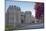 Windsor Castle in the Morning with Flowers in Hanging Baskets, Windsor, Berkshire, England-Charlie Harding-Mounted Photographic Print