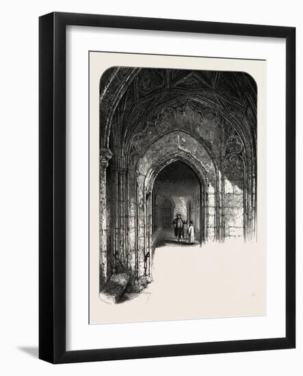 Windsor Castle: the Cloisters, UK-null-Framed Giclee Print