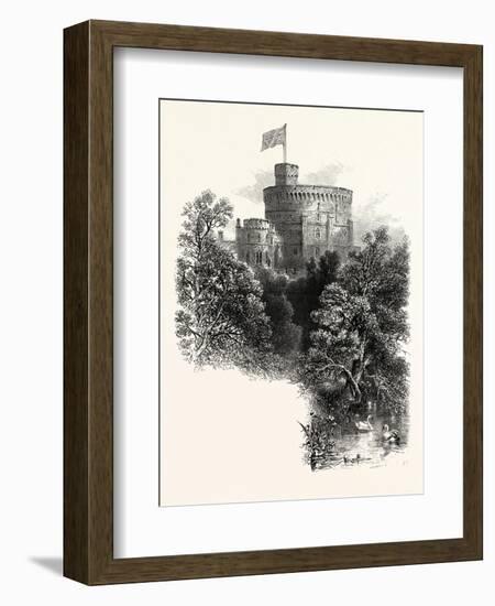 Windsor Castle, the Round Tower, UK-null-Framed Giclee Print