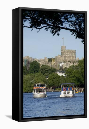 Windsor Castle-Charles Bowman-Framed Premier Image Canvas